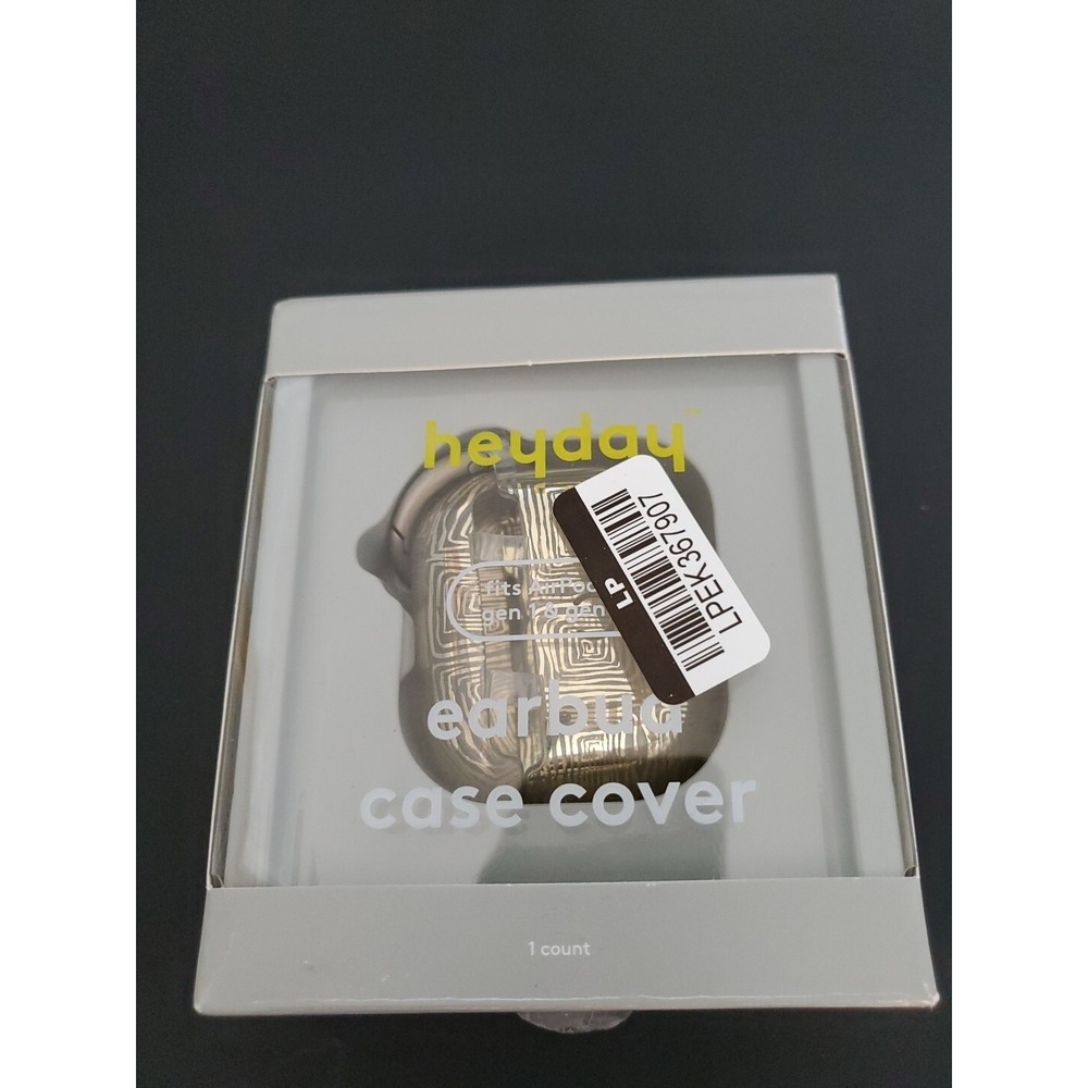 Heyday Earbud Case Cover for Air Pods Gen 1 and Gen 2 - Marble